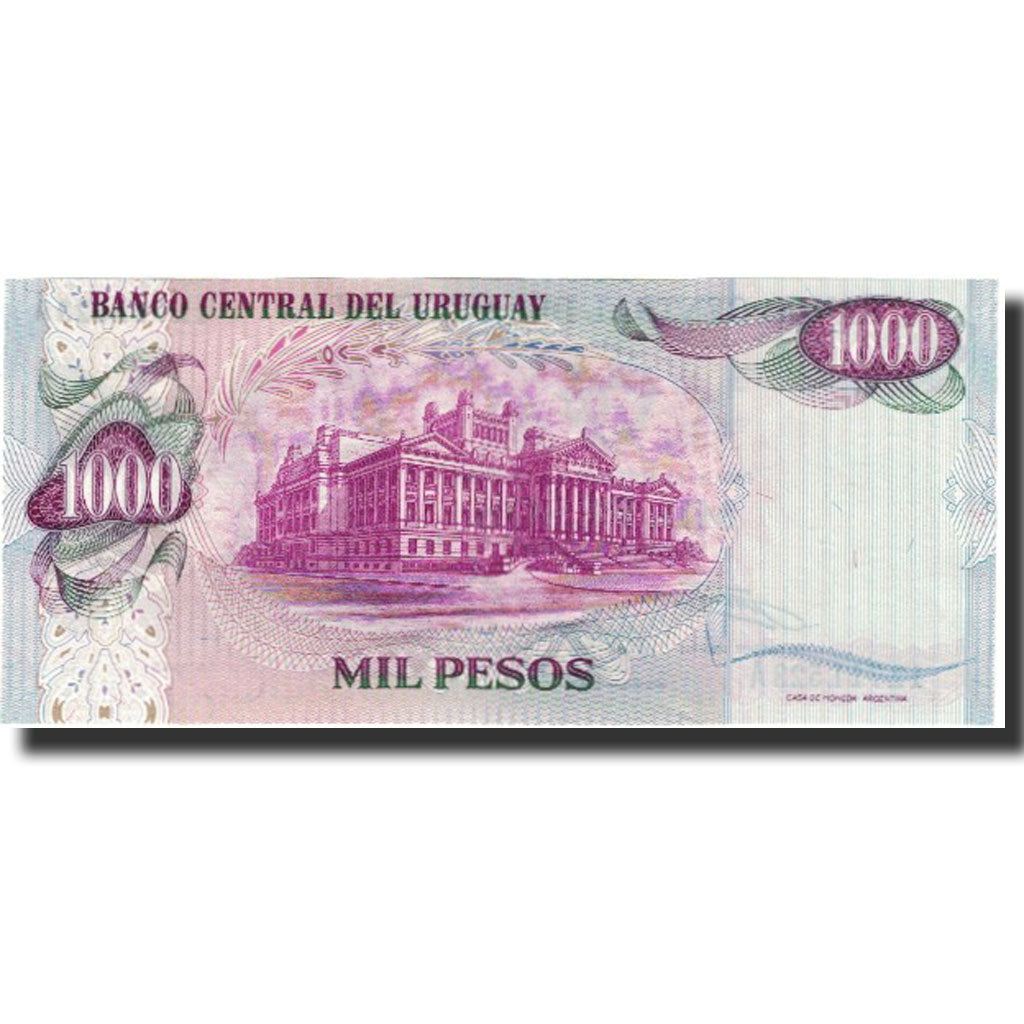 Billet, Uruguay, 1000 Pesos, Undated (1974), KM:52, NEUF