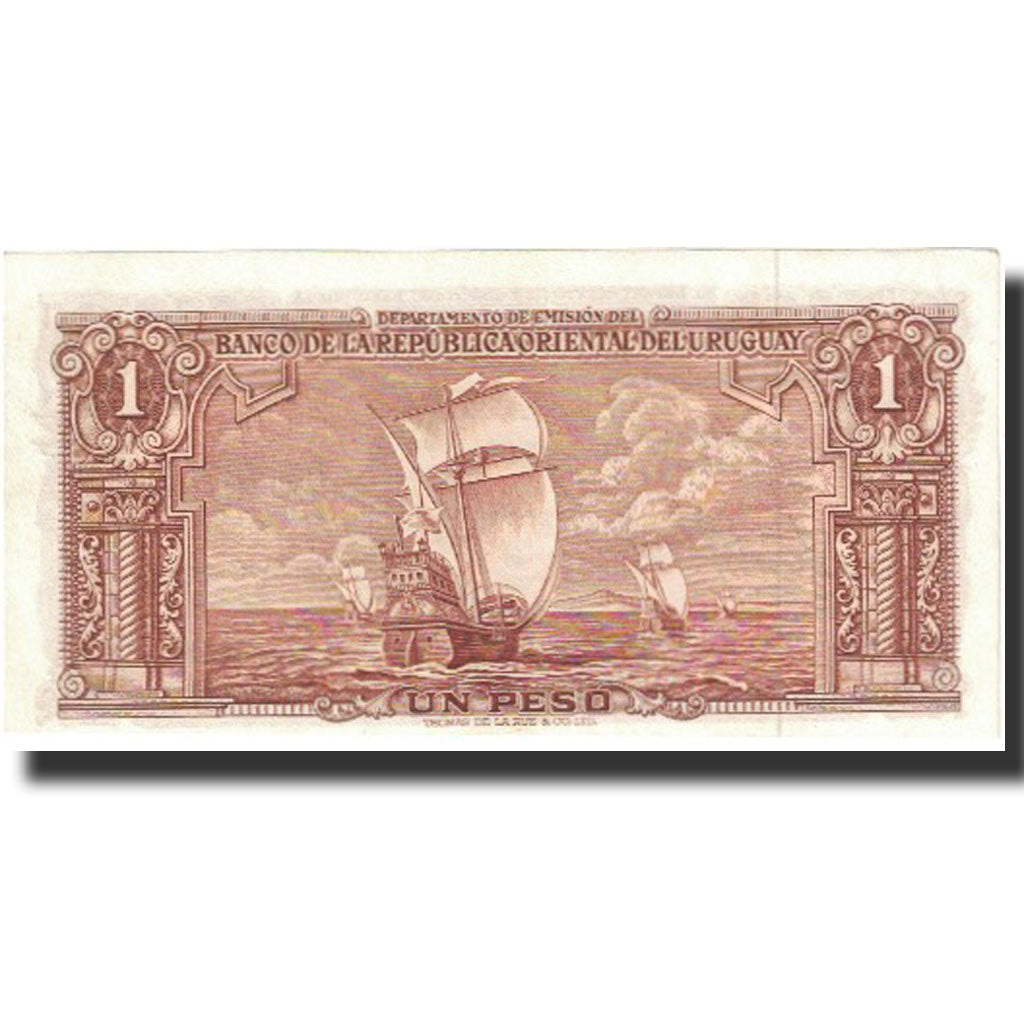 Geldschein, Uruguay, 1 Peso, 1939, KM:35c, UNZ