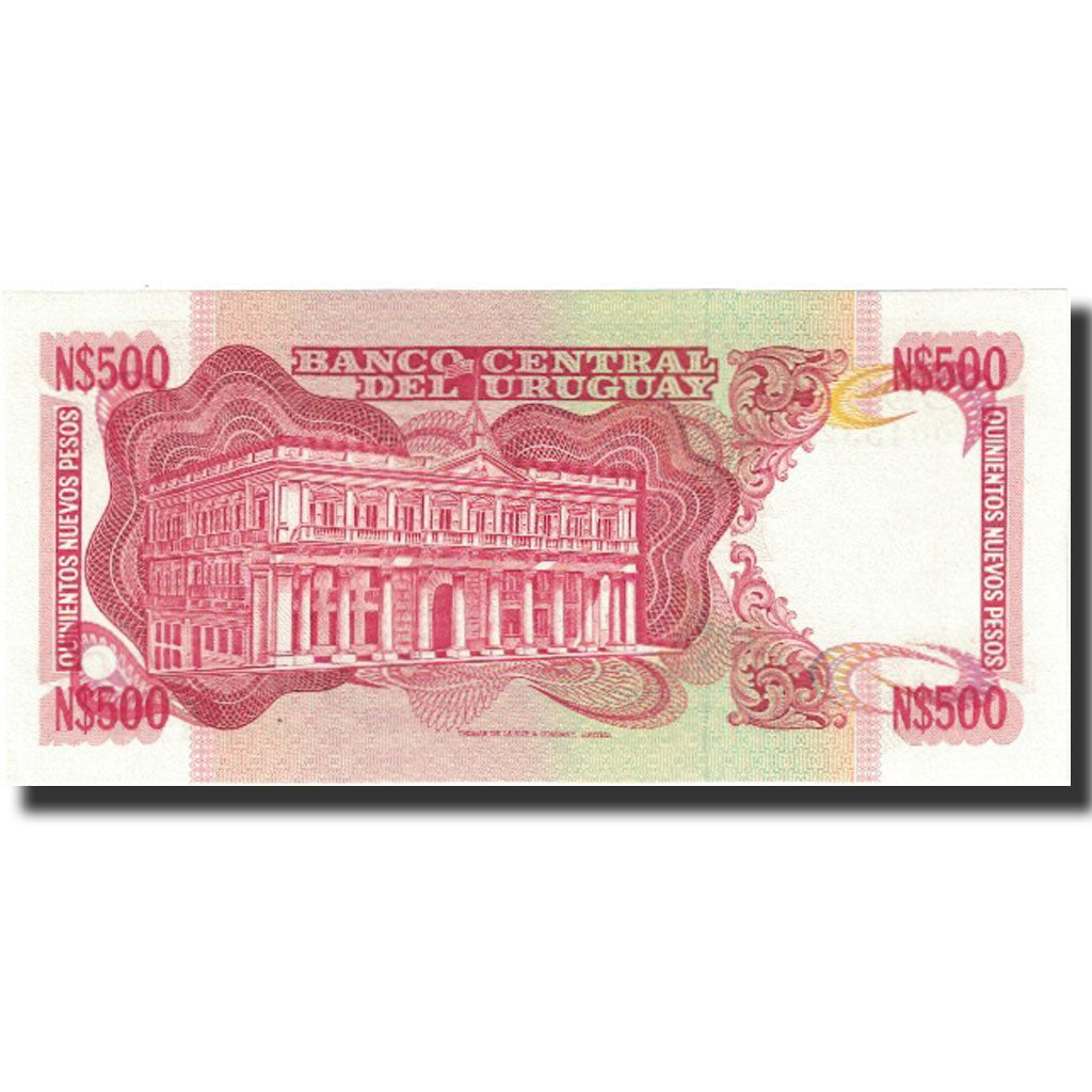 Banknote, Uruguay, 500 Nuevos Pesos, ND (1978-85), KM:63b, UNC(65-70)