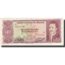 Billet, Bolivie, 20 Pesos Bolivianos, 1962, 1962-07-13, KM:161a, SPL