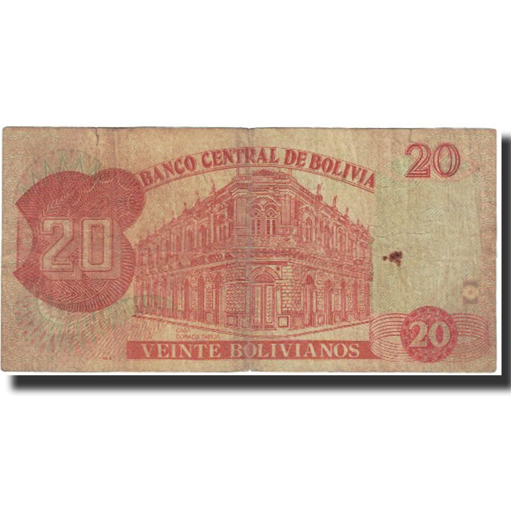 Geldschein, Bolivien, 20 Bolivianos, 1986, 1986-11-28, KM:205a, SS