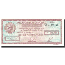 Billete, 100,000 Pesos Bolivianos, 1984, Bolivia, 1984-12-21, KM:188, UNC