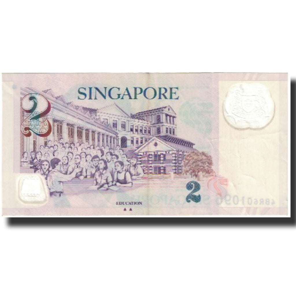 Banknote, Singapore, 2 Dollars, 2005, KM:46, UNC(65-70)
