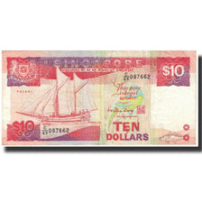 Geldschein, Singapur, 10 Dollars, Undated (1988), KM:20, SS