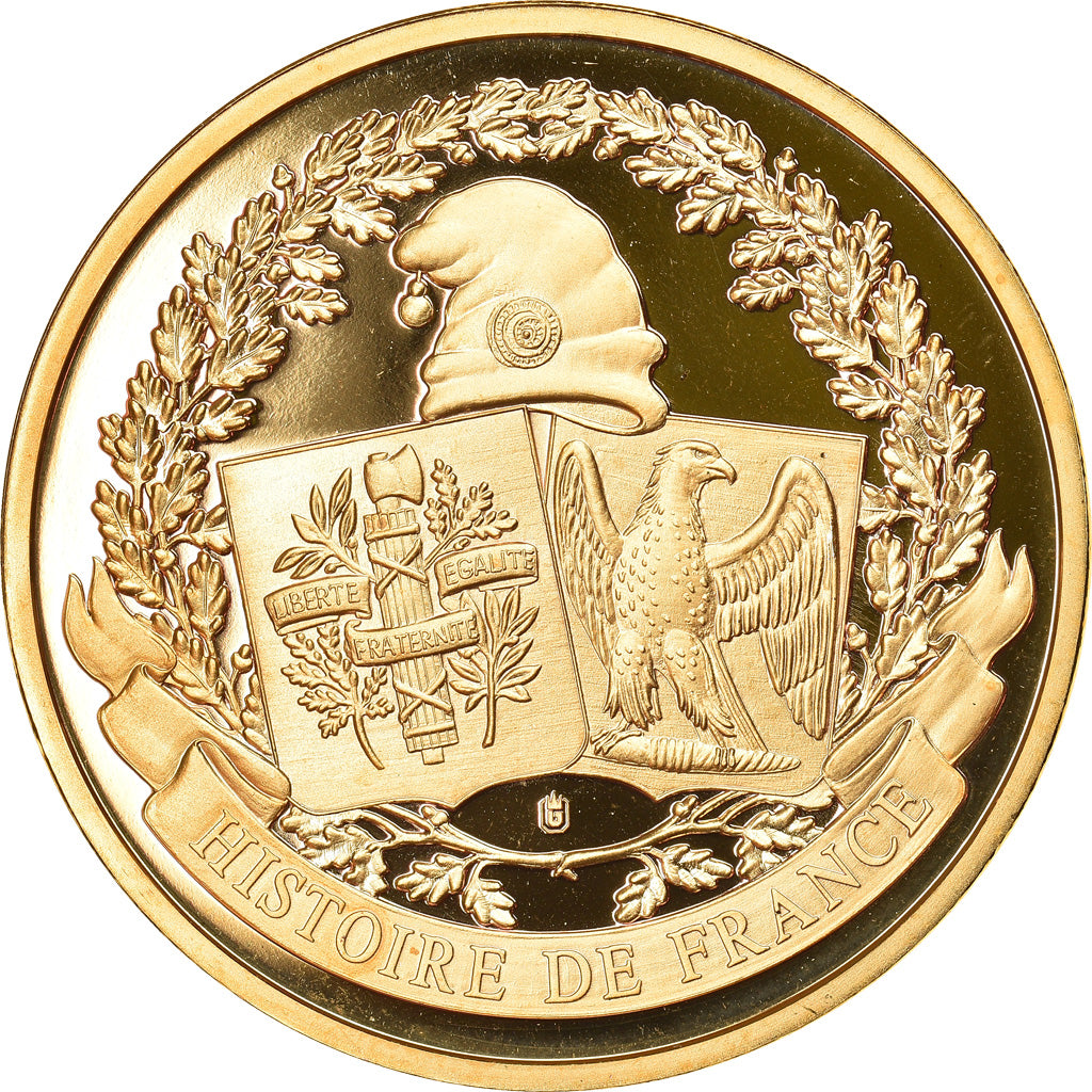 France, Medal, Histoire de France, Prise de la Bastille, History, MS(64), Copper