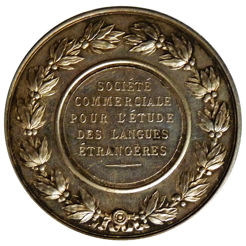 FRANCE, Arts & Culture, French Third Republic, Medal, AU(50-53), Silver, 65.40
