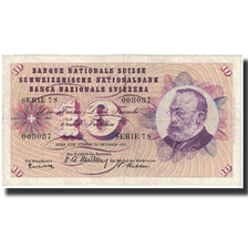 Banknote, Switzerland, 10 Franken, 1955, 1955-10-20, KM:45b, EF(40-45)