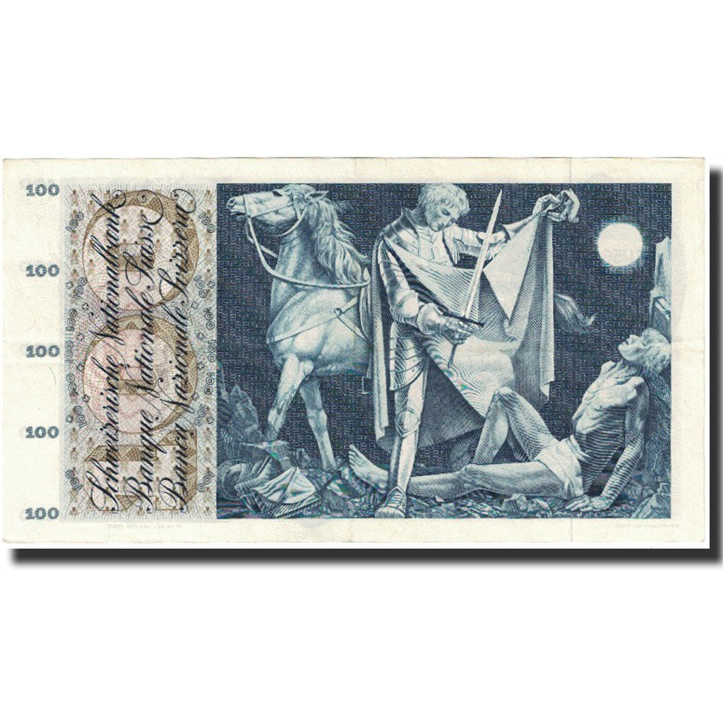 Banknote, Switzerland, 100 Franken, Undated (1970), UNDATED(1956-1973), KM:49l