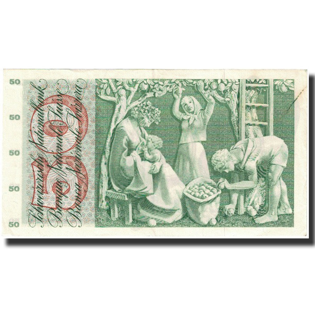 Banknote, Switzerland, 50 Franken, 1970, 1970-01-05, KM:48l, EF(40-45)