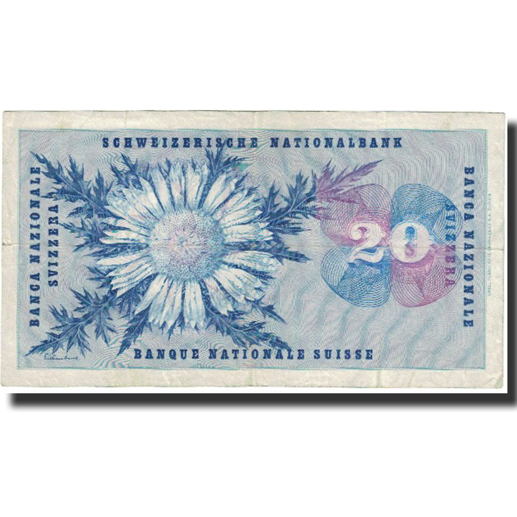 Biljet, Zwitserland, 20 Franken, 1959, 1959-12-23, KM:46g, TB