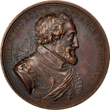 FRANCE, History, Henry IV, Medal, AU(55-58), Copper, 40, 36.70