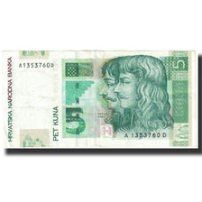 Banknot, Chorwacja, 5 Kuna, 1993, Undated (1993), KM:28a, UNC(65-70)