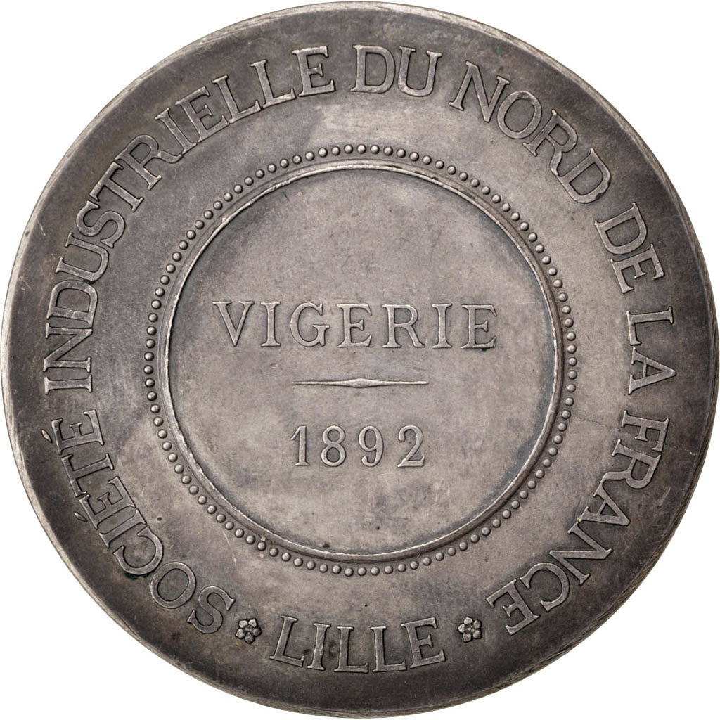 FRANCE, Business & industry, French Third Republic, Medal, 1892, AU(50-53),...
