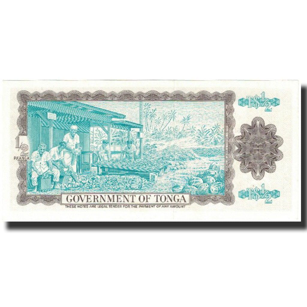 Banknote, Tonga, 1/2 Pa'anga, 1979, 1979-11-28, KM:18b, UNC(65-70)