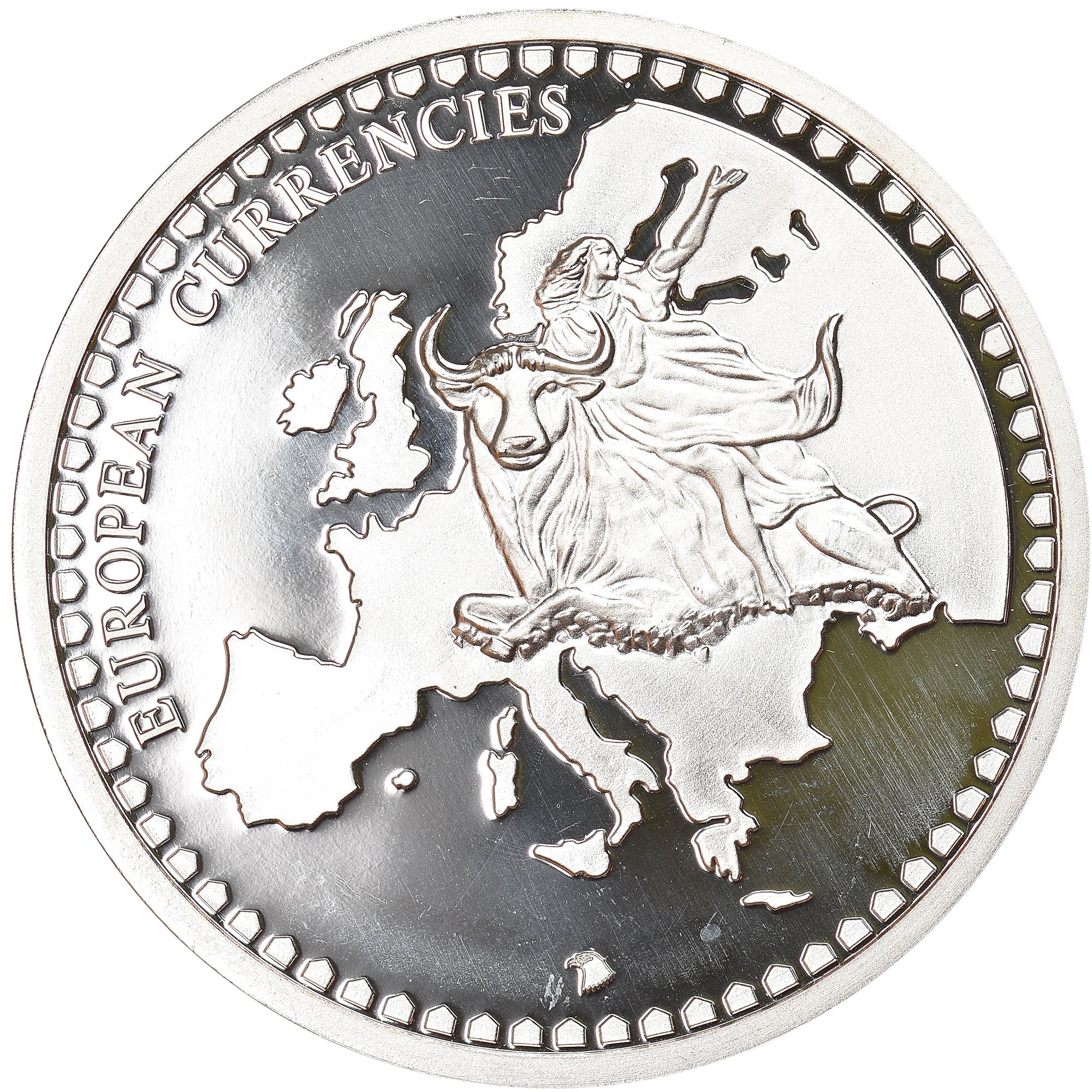 France, Médaille, Adieu à la Monnaie Française, 500 Francs Marie Curie, 2001