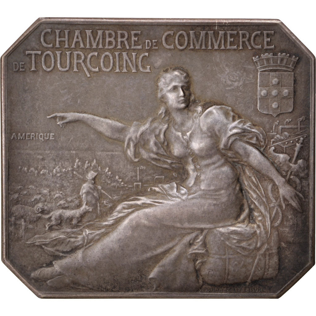Francia, Medal, French Third Republic, Business & industry, SPL-, Argento