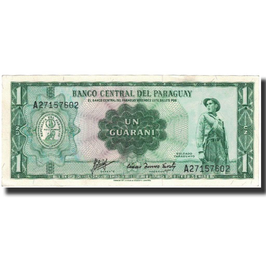 Billete, 1 Guarani, Paraguay, KM:193b, UNC