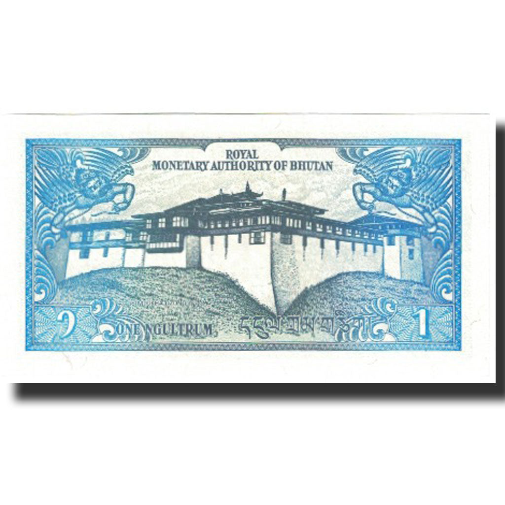 Biljet, Bhutan, 1 Ngultrum, undated (1981), Undated (1981), KM:12, NIEUW