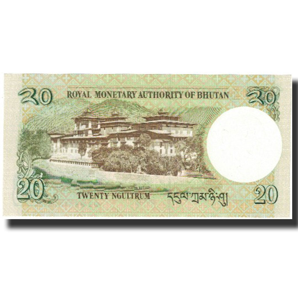 Biljet, Bhutan, 20 Ngultrum, 2006, Undated 2006, KM:30, NIEUW