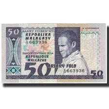 Nota, Madagáscar, 50 Francs = 10 Ariary, KM:62a, UNC(65-70)