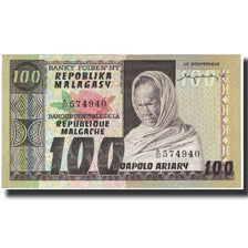 Banknote, Madagascar, 100 Francs =  20 Ariary, KM:63a, UNC(65-70)