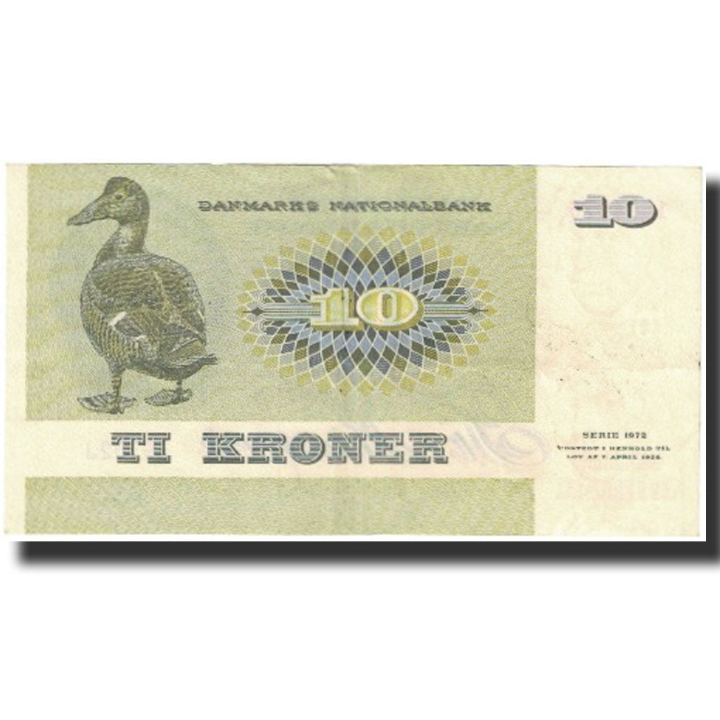 Banknot, Dania, 10 Kroner, 1972, KM:48a, UNC(65-70)