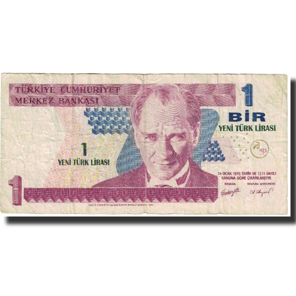 Geldschein, Türkei, 1 New Lira, 1970, 1970-01-14, KM:216, S
