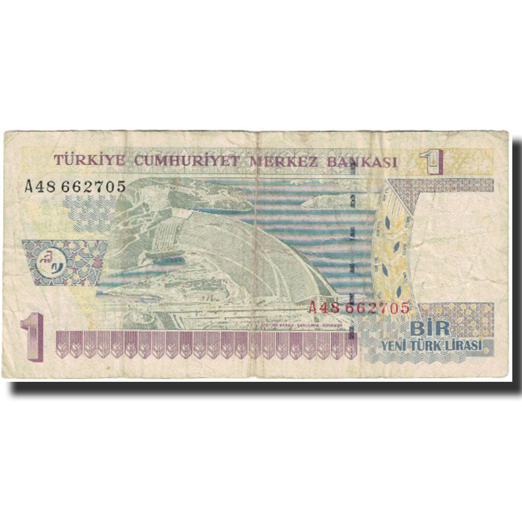 Geldschein, Türkei, 1 New Lira, 1970, 1970-01-14, KM:216, S