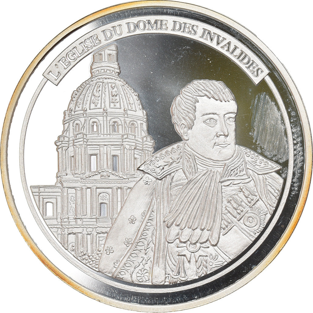 France, Medal, Monuments de Paris, L'Eglise du Dôme des Invalides, Arts &