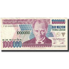 Banknot, Turcja, 1,000,000 Lira, 1970, 1970-01-14, KM:213, UNC(63)
