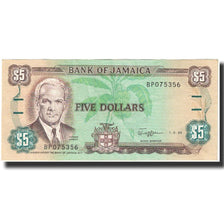 Banknote, Jamaica, 5 Dollars, 1989, 1989-05-01, KM:70c, UNC(65-70)