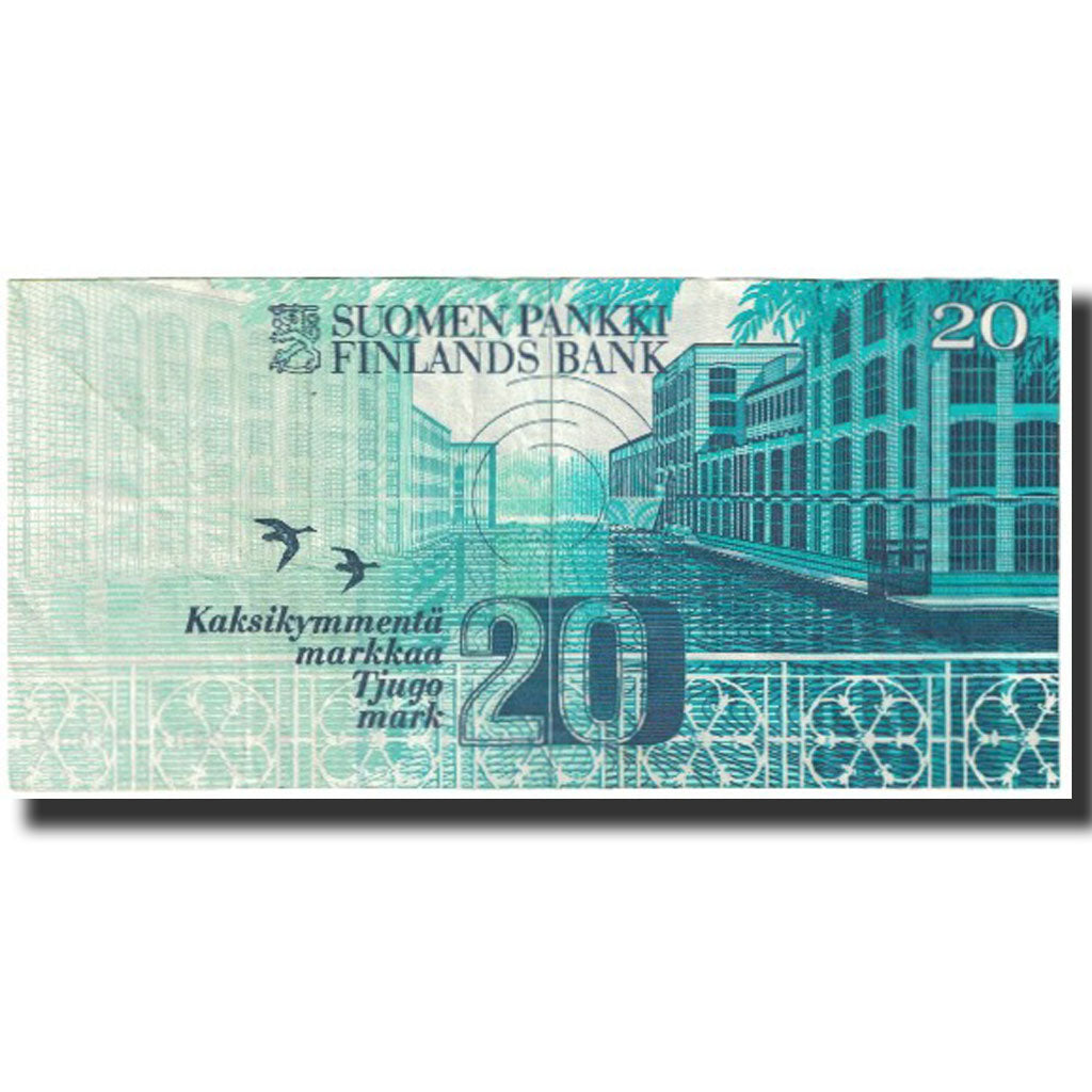Banconote, Finlandia, 20 Markkaa, 1993, KM:123, FDS