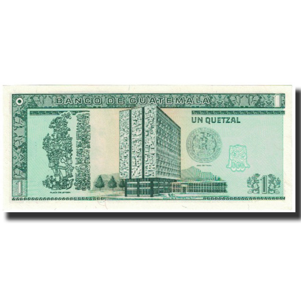 Banknote, Guatemala, 1 Quetzal, 1992, 1992-01-22, KM:66, UNC(65-70)