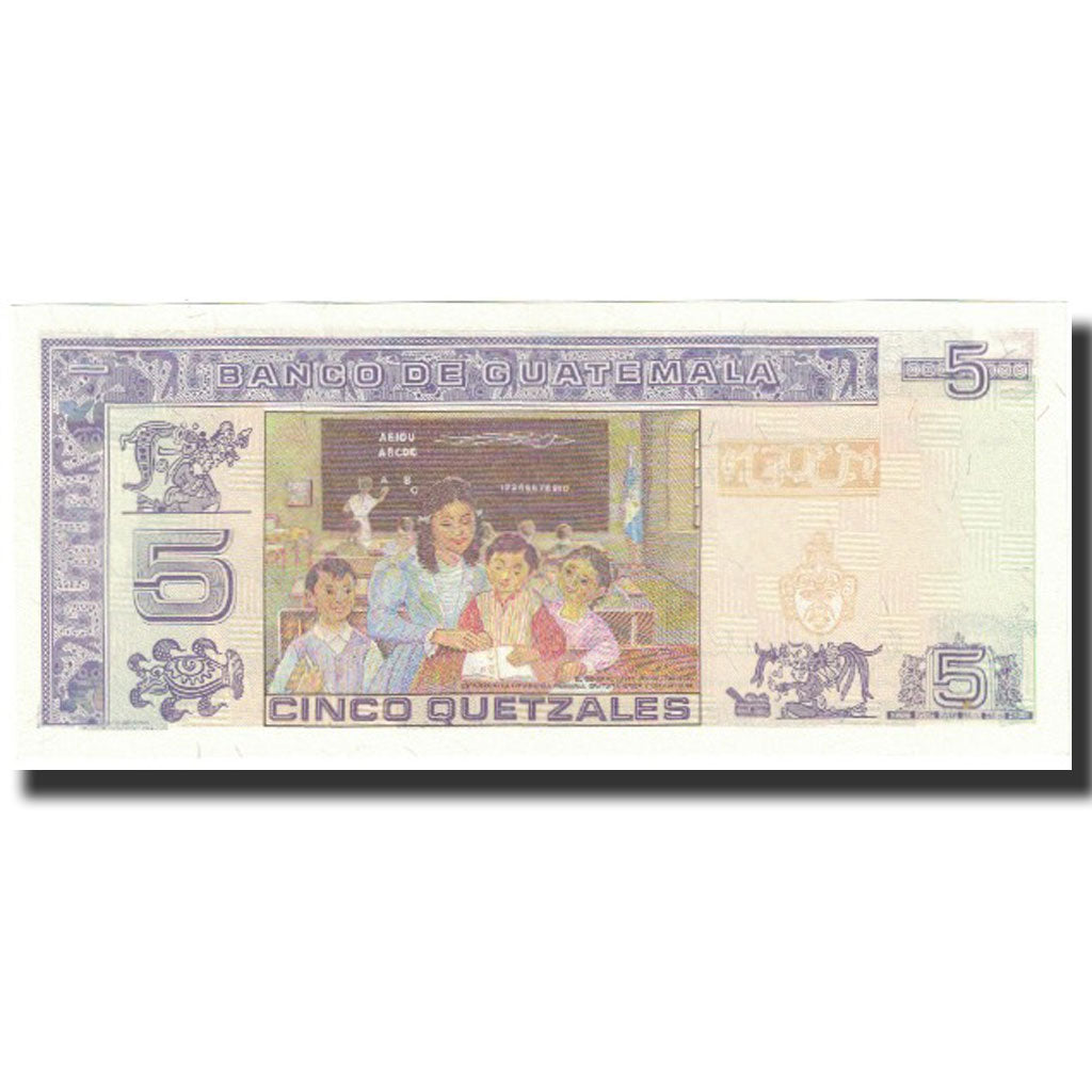 Banknote, Guatemala, 5 Quetzales, 2006, 2006-11-25, KM:106b, UNC(65-70)