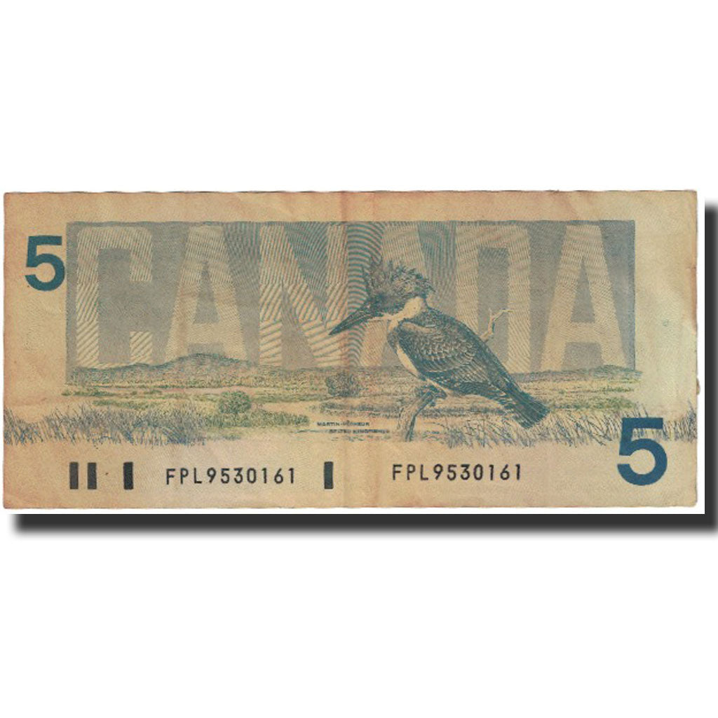 Billete, 5 Dollars, 1986, Canadá, KM:95b, BC