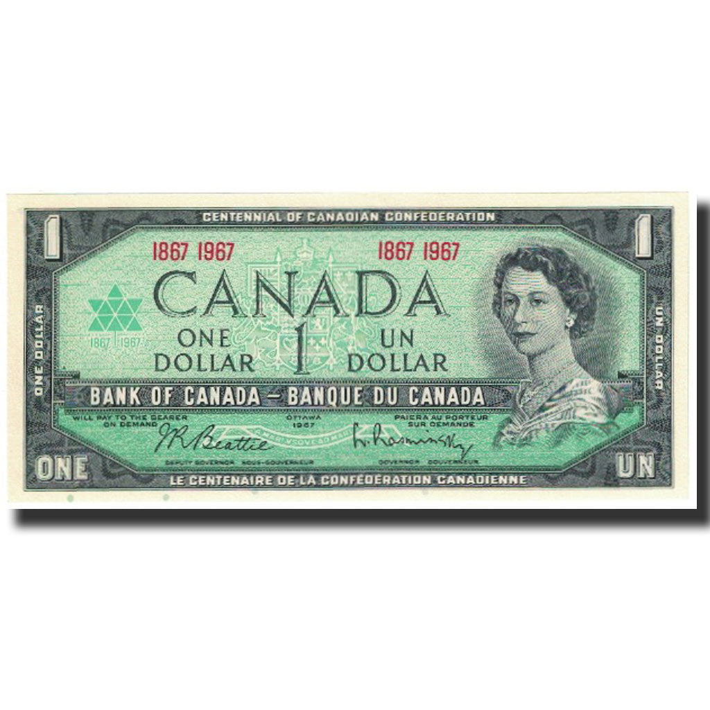 Geldschein, Kanada, 1 Dollar, 1967, KM:84a, UNZ