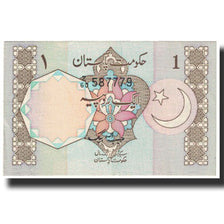 Nota, Paquistão, 1 Rupee, Undated (1981-82), KM:26b, UNC(65-70)