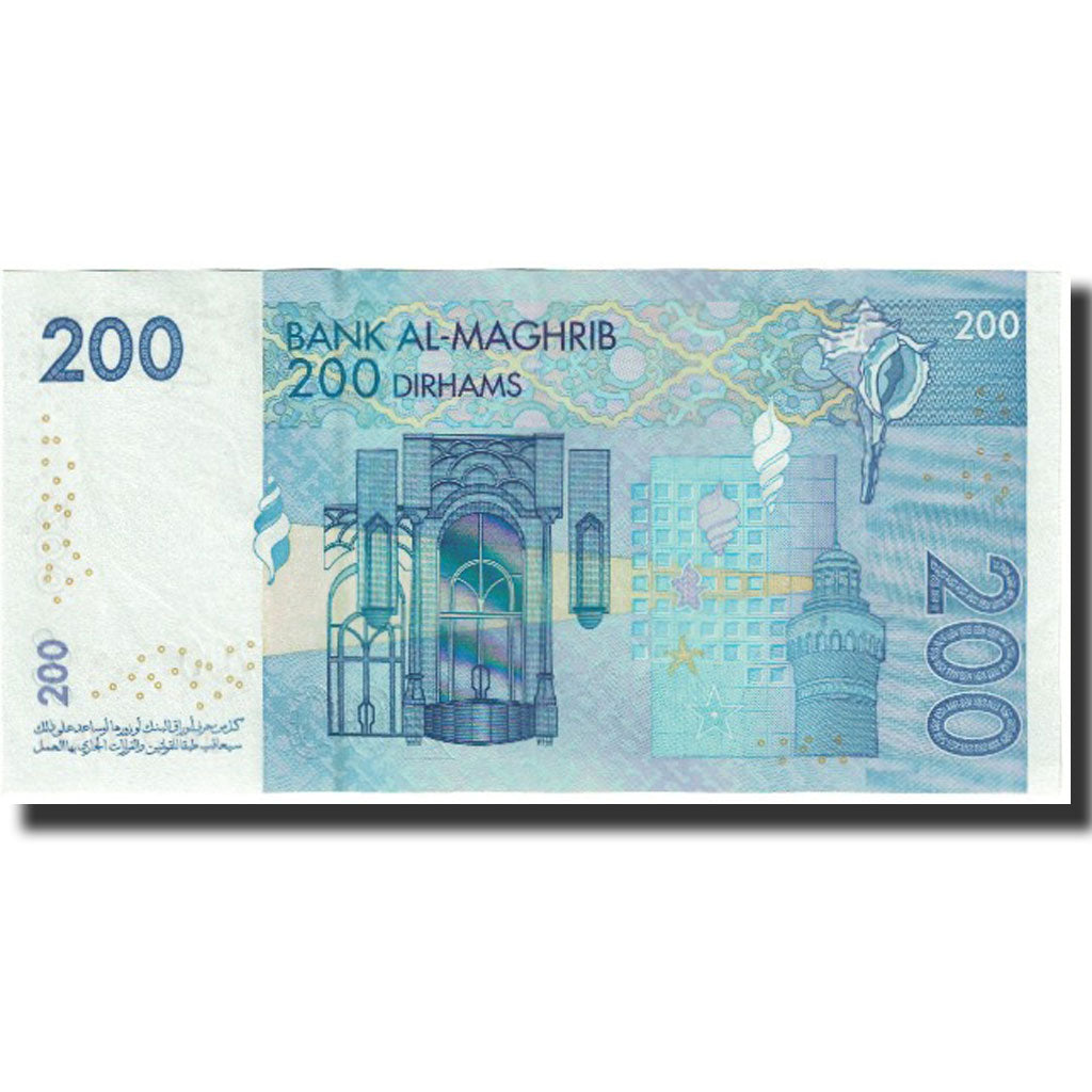 Billet, Maroc, 200 Dirhams, KM:71, NEUF