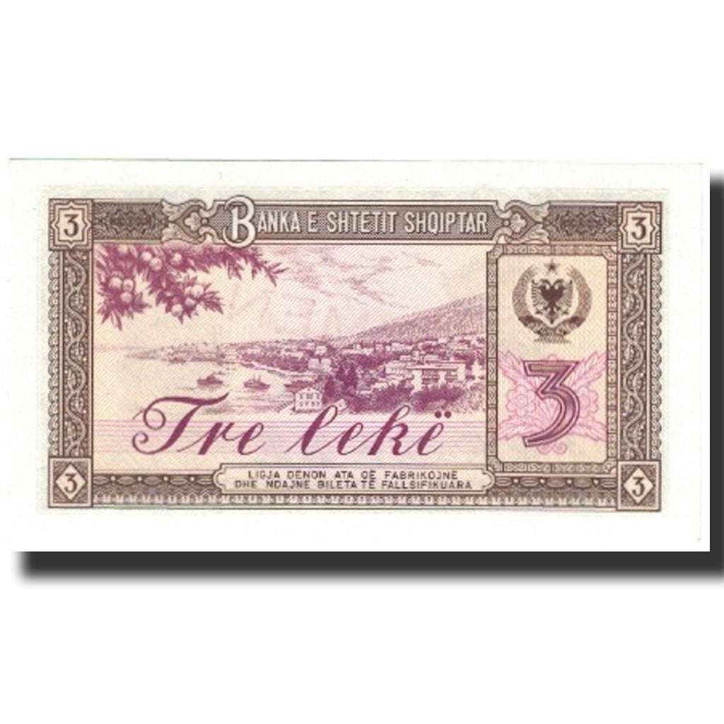 Banconote, Albania, 3 Lekë, 1976, KM:41s2, FDS