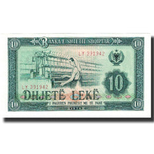 Billet, Albania, 10 Lekë, 1976, KM:43a, NEUF