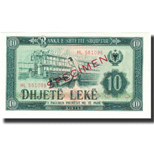 Geldschein, Albania, 10 Lekë, 1976, KM:43s2, UNZ