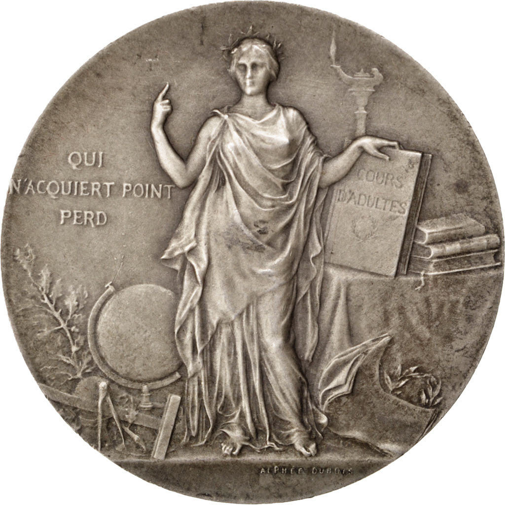 République Française, Médaille, Ministère de l'Instruction Publique