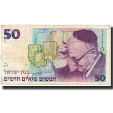 Banknote, Israel, 50 New Sheqalim, 1985, KM:55b, VF(20-25)