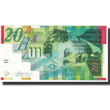 Banconote, Israele, 20 New Sheqalim, 2001, KM:59b, FDS