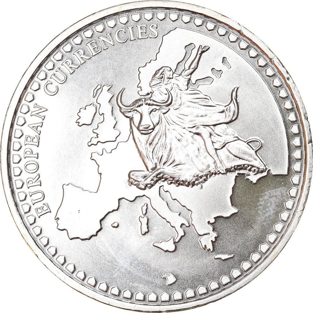 Vatican, Medal, European Currencies, 100 Lires, MS(64), Copper-nickel