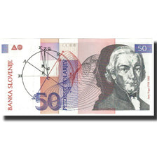 Banknote, Slovenia, 50 Tolarjev, 1992, 1992-01-15, KM:13a, UNC(65-70)