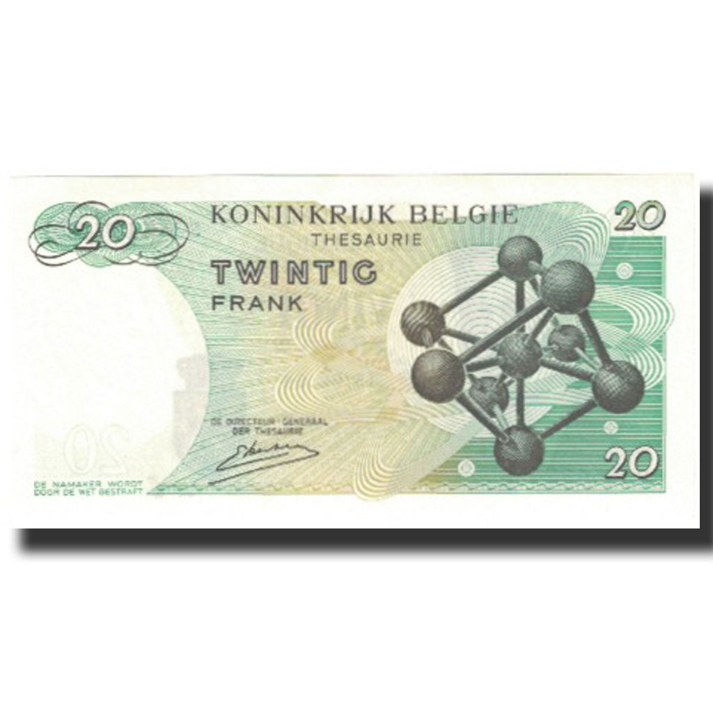 Banknote, Belgium, 20 Francs, 1964, 1964-06-15, KM:138, UNC(65-70)