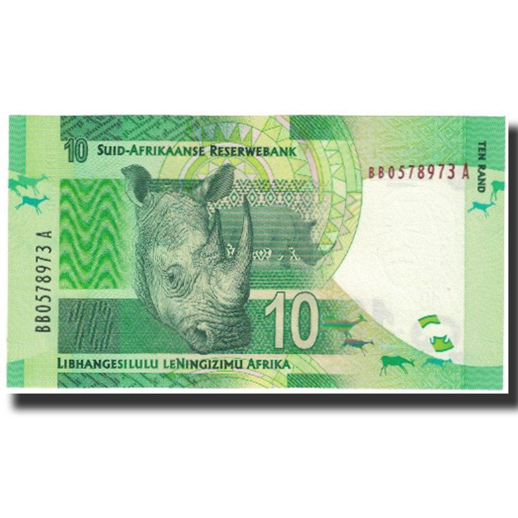 Banknote, South Africa, 10 Rand, Undated (2012), KM:133, UNC(65-70)