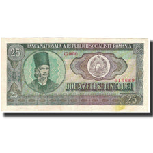 Banknot, Rumunia, 25 Lei, 1966, KM:95a, AU(55-58)
