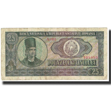 Geldschein, Rumänien, 25 Lei, 1966, KM:95a, SS